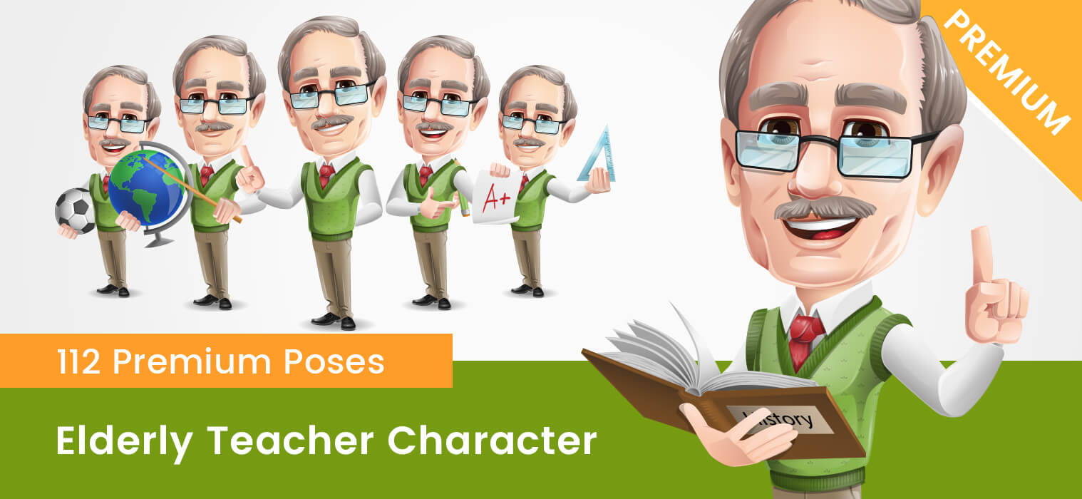 teacher cartoon character