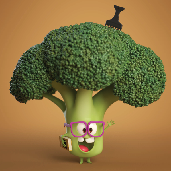 Really Good Character Design - Adorable Cute Veggie Character Person