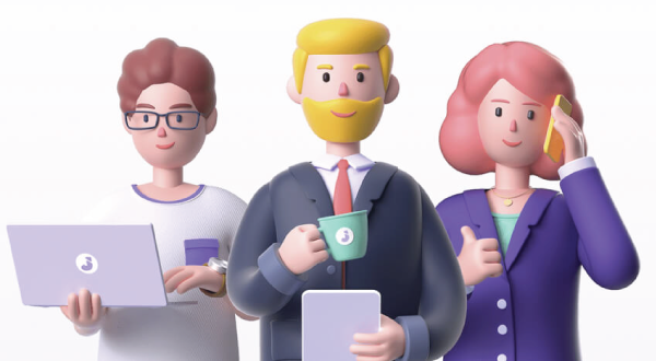 Really Good Character Design - 3D Business People