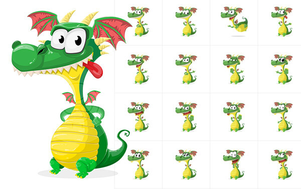 Dragon illustration vector