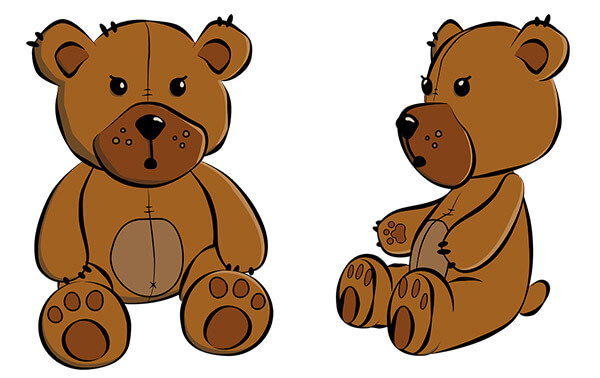 Teddy bear vector